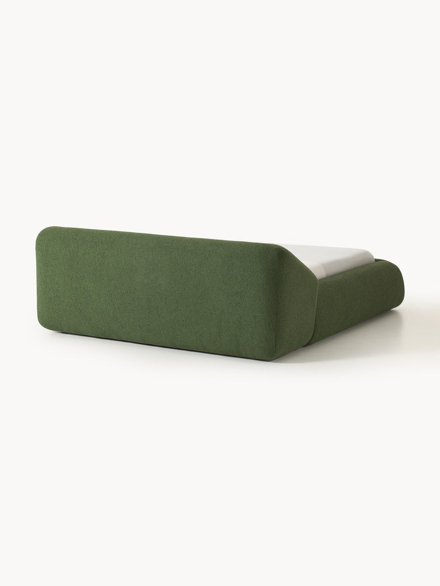 Suzi Çift Kişilik Karyola Yeşil Bukle