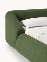 Suzi Çift Kişilik Karyola Yeşil Bukle