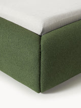 Suzi Çift Kişilik Karyola Yeşil Bukle