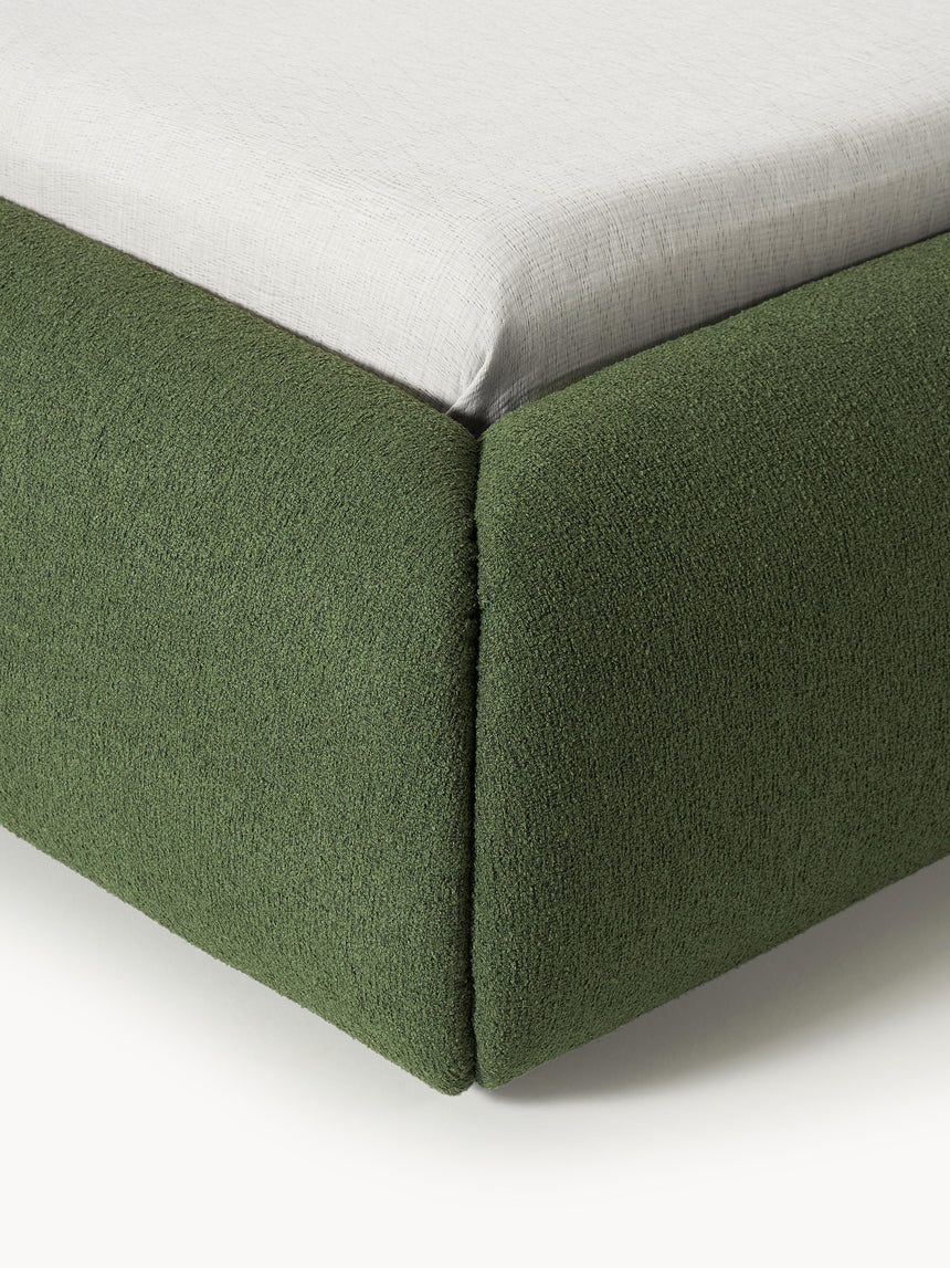 Suzi Çift Kişilik Karyola Yeşil Bukle