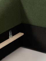 Suzi Çift Kişilik Karyola Yeşil Bukle