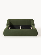 Suzi Çift Kişilik Karyola Yeşil Bukle