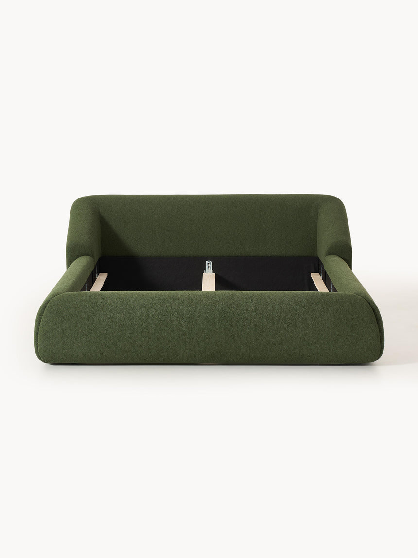 Suzi Çift Kişilik Karyola Yeşil Bukle