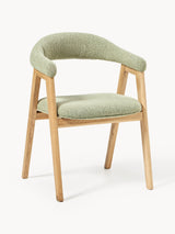 Sweet Ahşap Sandalye Adaçayı Yeşili Bukle Meşe