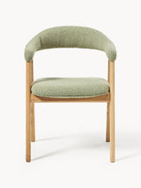 Sweet Ahşap Sandalye Adaçayı Yeşili Bukle Meşe