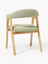 Sweet Ahşap Sandalye Adaçayı Yeşili Bukle Meşe