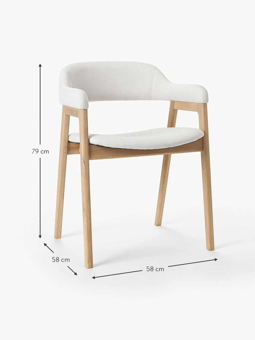 Sweet Ahşap Sandalye Kırık Beyaz