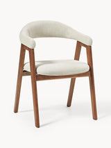 Sweet Ahşap Sandalye Kırık Beyaz Ceviz