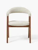 Sweet Ahşap Sandalye Kırık Beyaz Ceviz