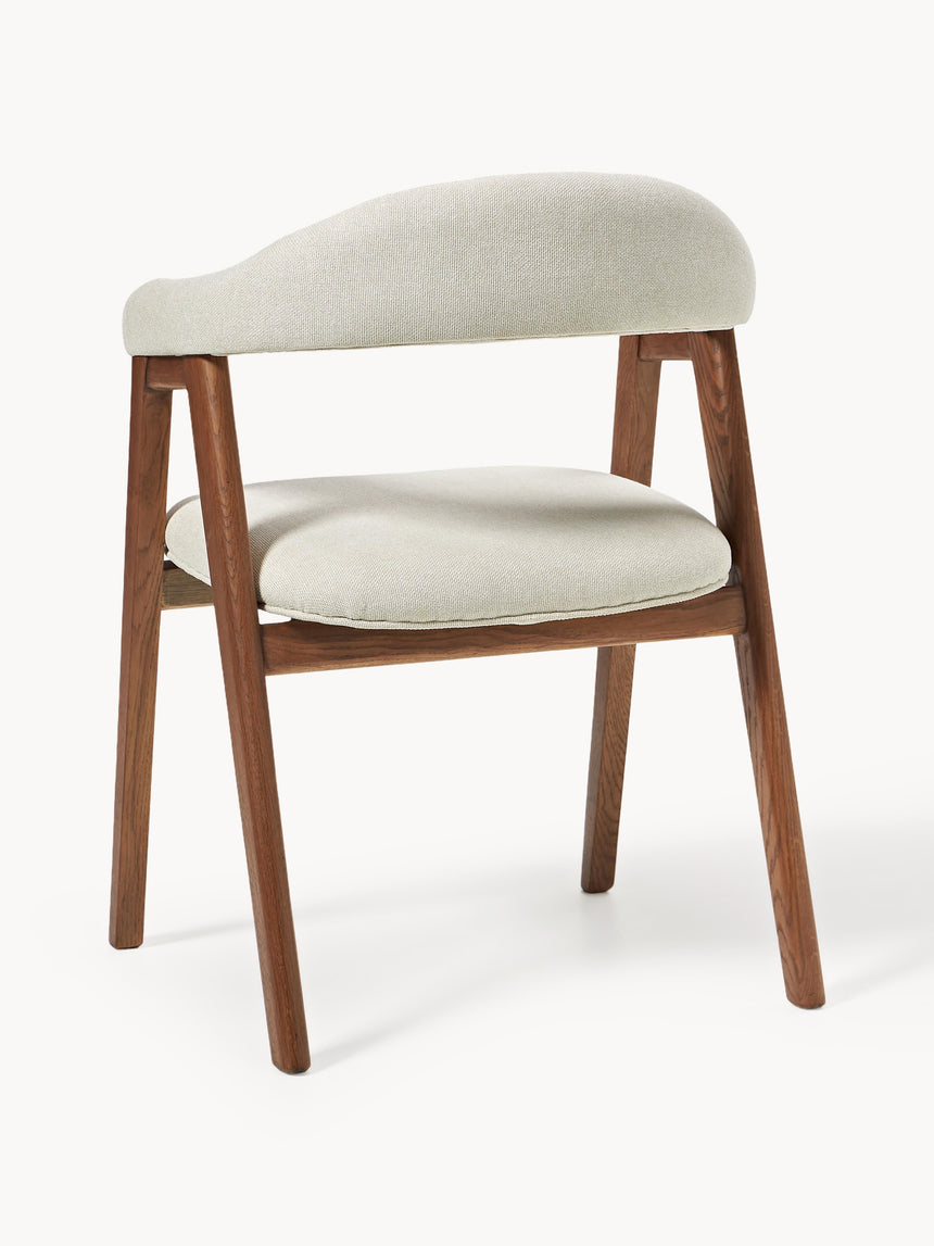 Sweet Ahşap Sandalye Kırık Beyaz Ceviz