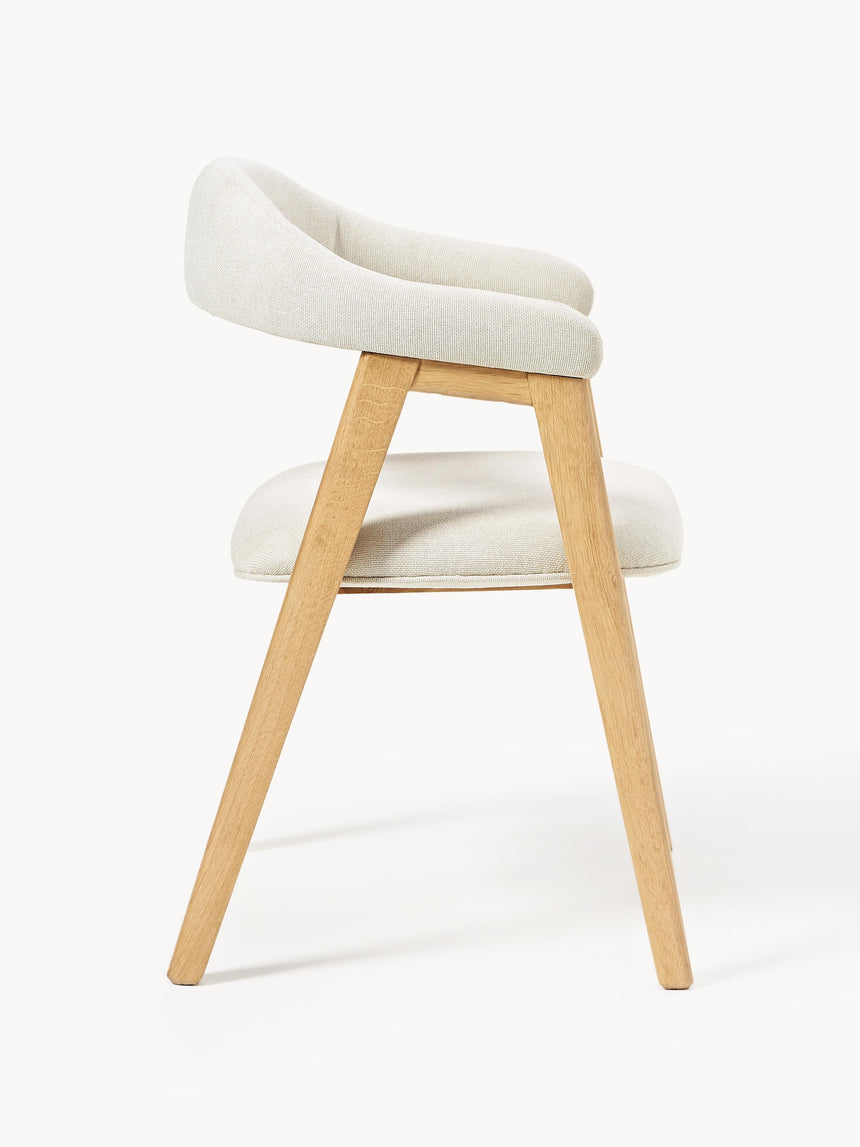 Sweet Ahşap Sandalye Kırık Beyaz Meşe