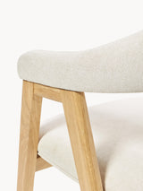 Sweet Ahşap Sandalye Kırık Beyaz Meşe