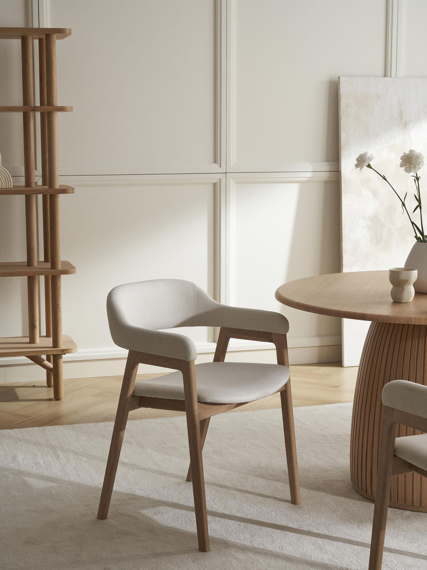 Sweet Ahşap Sandalye Kırık Beyaz Meşe