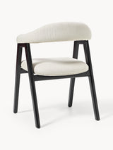 Sweet Ahşap Sandalye Kırık Beyaz Siyah