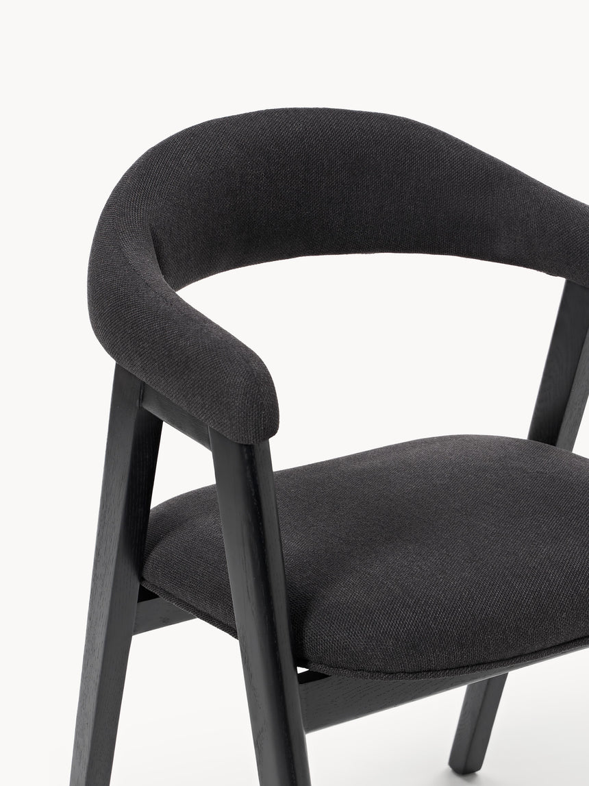 Sweet Ahşap Sandalye Siyah Siyah