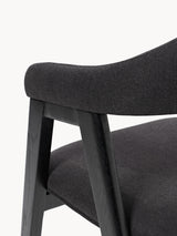 Sweet Ahşap Sandalye Siyah Siyah