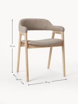 Sweet Ahşap Sandalye Vizon