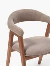 Sweet Ahşap Sandalye Vizon Ceviz