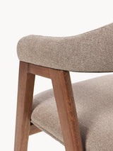 Sweet Ahşap Sandalye Vizon Ceviz