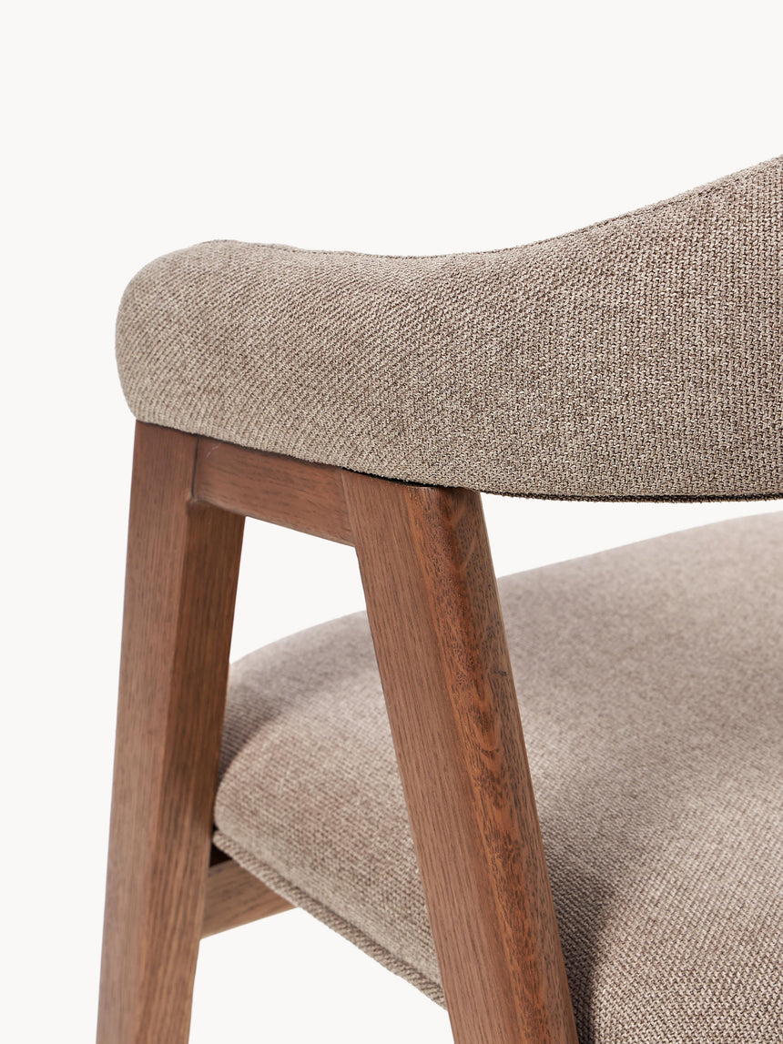 Sweet Ahşap Sandalye Vizon Ceviz