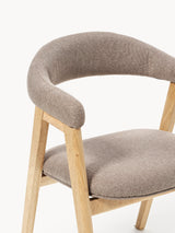 Sweet Ahşap Sandalye Vizon Meşe