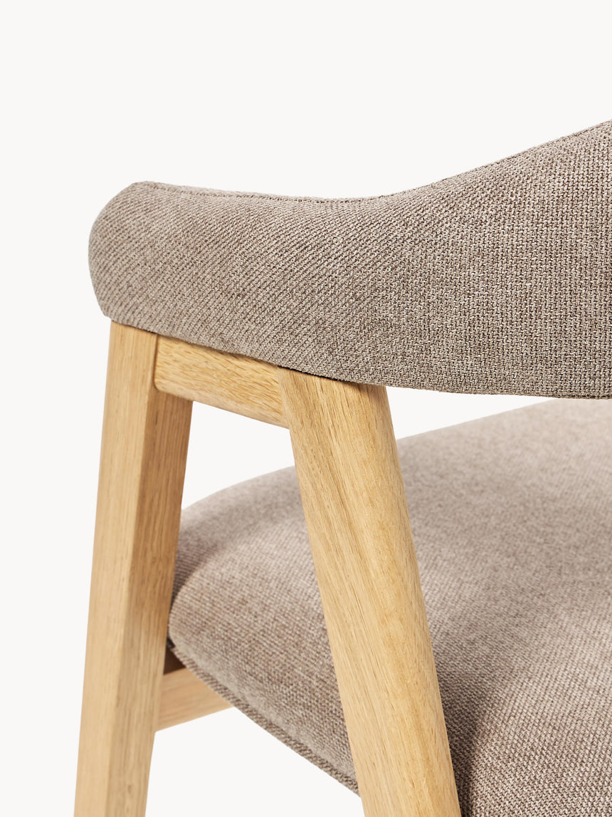 Sweet Ahşap Sandalye Vizon Meşe