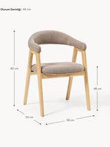 Sweet Ahşap Sandalye Vizon Meşe