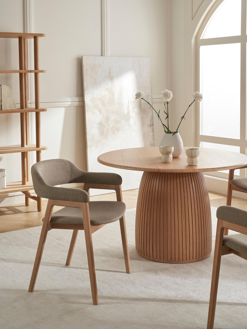 Sweet Ahşap Sandalye Vizon Meşe