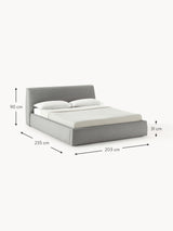 Swift Çift Kişilik Karyola Antrasit