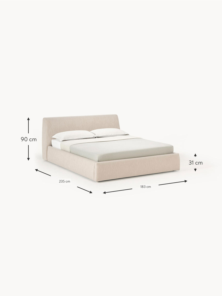 Swift Çift Kişilik Karyola Bej