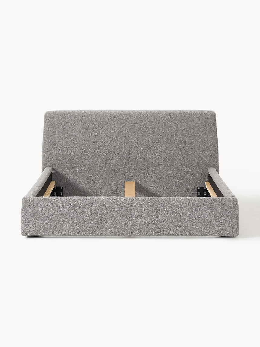 Swift Çift Kişilik Karyola Gri Bukle