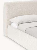 Swift Çift Kişilik Karyola Kırık Beyaz Bukle