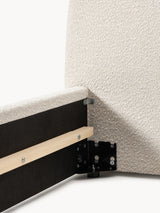 Swift Çift Kişilik Karyola Kırık Beyaz Bukle