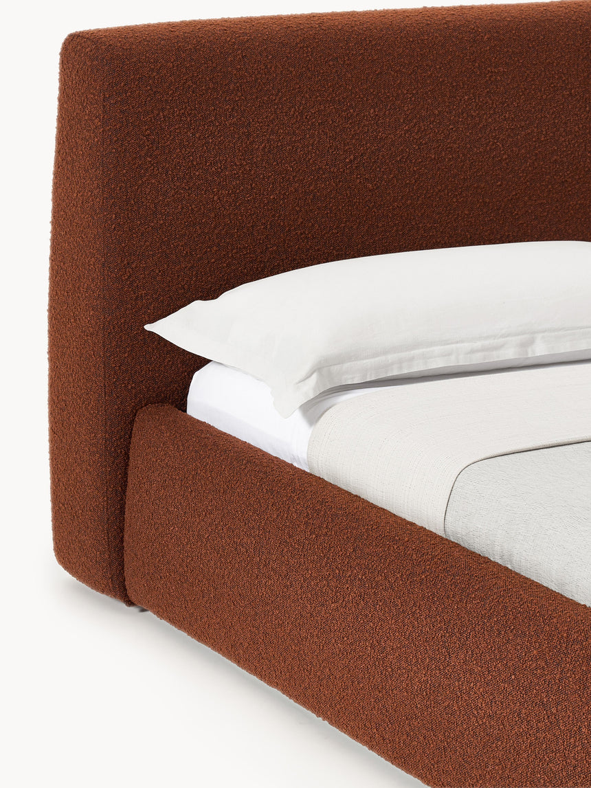 Swift Çift Kişilik Karyola Pişmiş Toprak Bukle