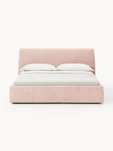 Swift Çift Kişilik Karyola Şeftali Dokuma Kadife