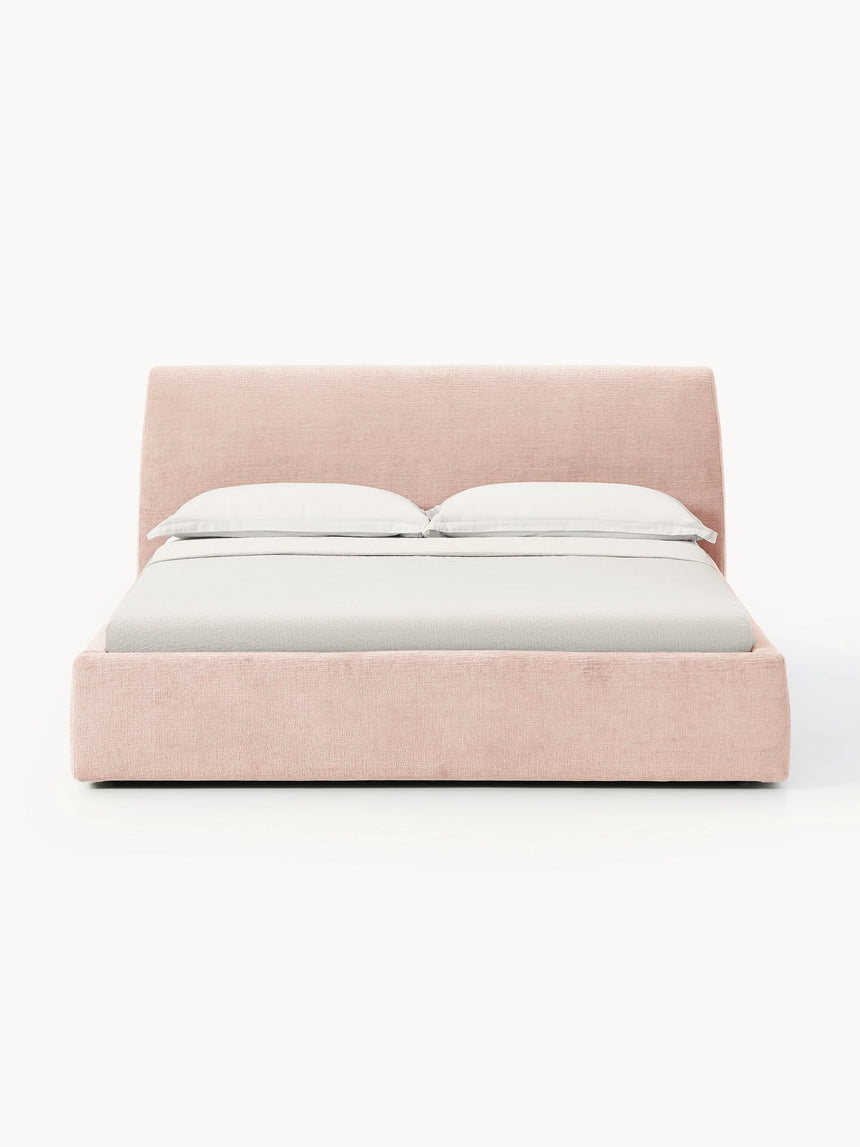 Swift Çift Kişilik Karyola Şeftali Dokuma Kadife