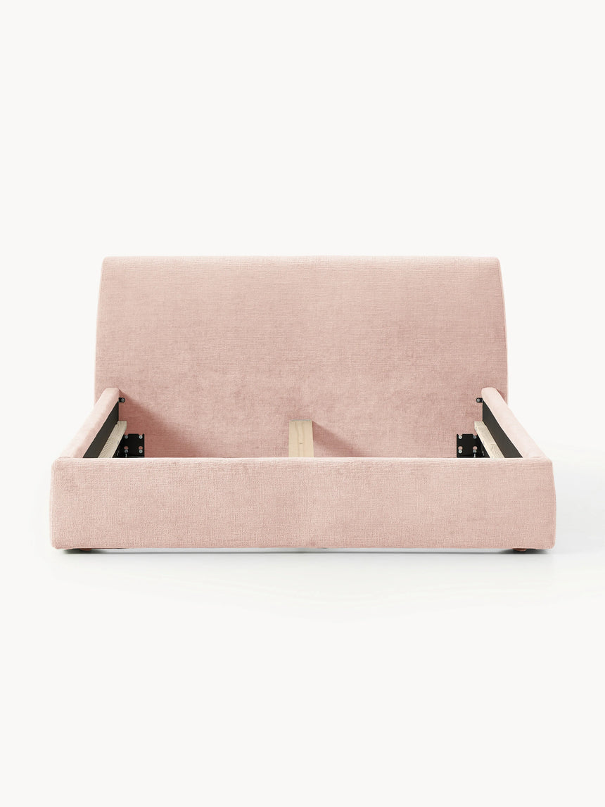 Swift Çift Kişilik Karyola Şeftali Dokuma Kadife