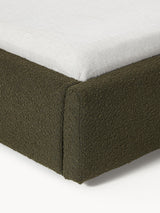 Swift Çift Kişilik Karyola Zeytin Yeşili Bukle