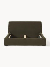 Swift Çift Kişilik Karyola Zeytin Yeşili Bukle