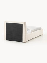 Swift Tek Kişilik Karyola Açık Bej Dokuma Kadife