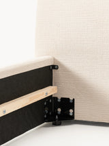 Swift Tek Kişilik Karyola Açık Bej Dokuma Kadife