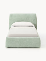 Swift Tek Kişilik Karyola Adaçayı Yeşili Dokuma Kadife