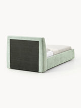 Swift Tek Kişilik Karyola Adaçayı Yeşili Dokuma Kadife