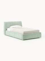 Swift Tek Kişilik Karyola Adaçayı Yeşili Dokuma Kadife