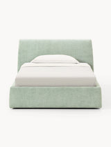 Swift Tek Kişilik Karyola Adaçayı Yeşili Dokuma Kadife