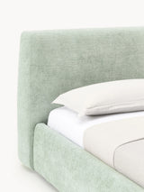 Swift Tek Kişilik Karyola Adaçayı Yeşili Dokuma Kadife