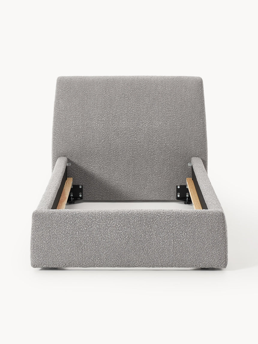 Swift Tek Kişilik Karyola Gri Bukle