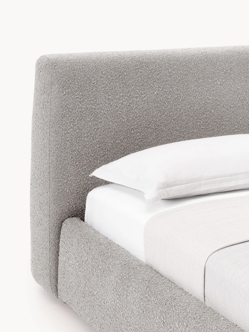 Swift Tek Kişilik Karyola Gri Bukle