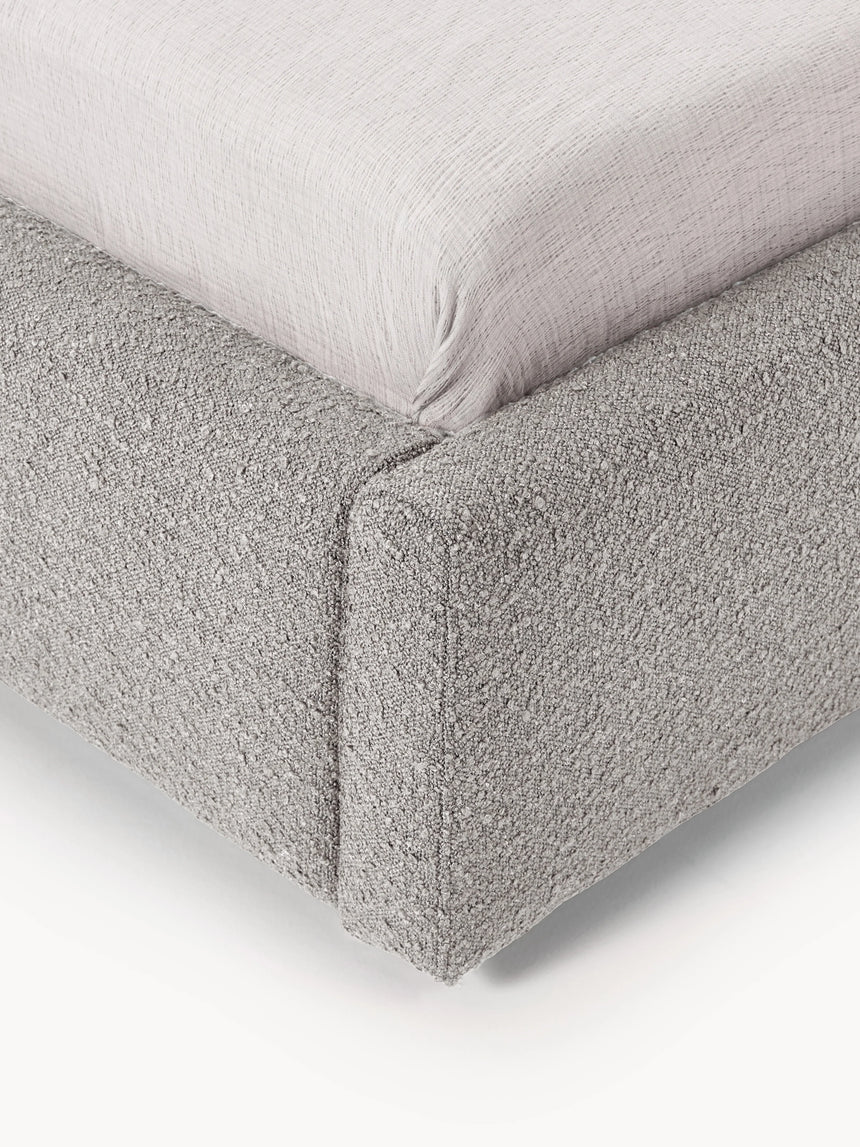 Swift Tek Kişilik Karyola Gri Bukle