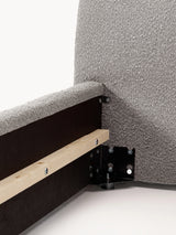 Swift Tek Kişilik Karyola Gri Bukle